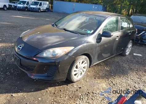 2013 Mazda Mazda3 I Touring z USA, uszkodzony, nr VIN JM1BL1LP0D1780662